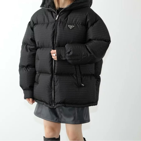 Prada Black Puffer Jacket - Picture 2 of 14